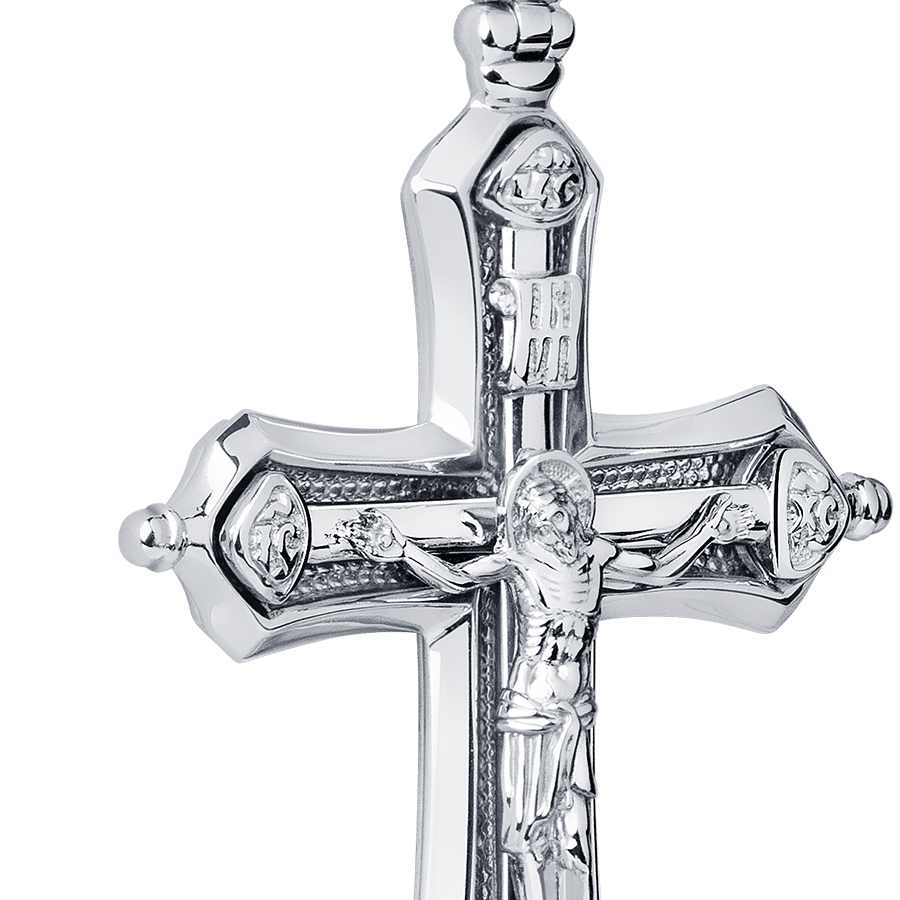 Массивный крест из платины ПП-268-00 PlatinumLab фото 2