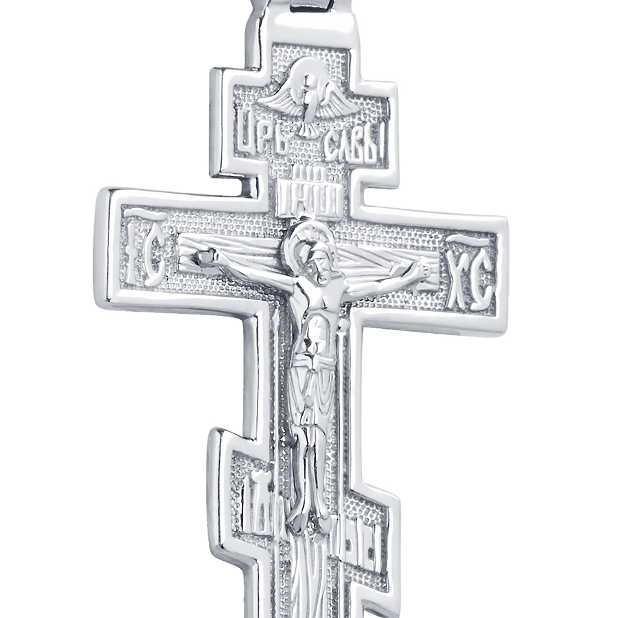 Нательный крест из платины ПП-044-02 Платиновая Лаборатория фото 2