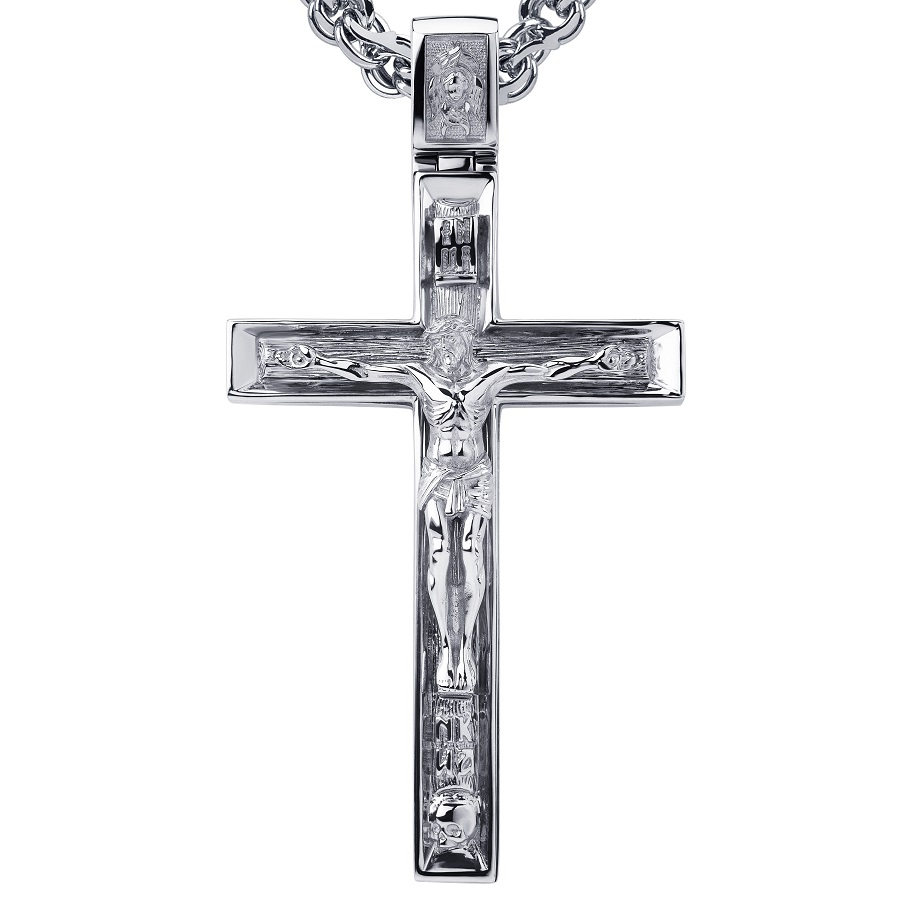 Православный крест из платины ПП-274-01 Platinum Lab фото 1