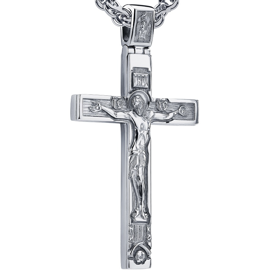 Массивный крест из платины ПП-274-02 PlatinumLab фото 2