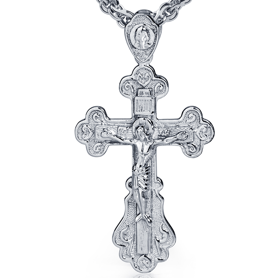 Православный крест из платины 950 ПП-054-01 Platinum Lab фото 1