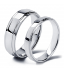 Обручальное кольцо из платины ПК-145-00 Platinum Lab фото 1