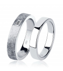Обручальное кольцо без камней из платины ПК-111-04-М1 Platinum Lab фото 1