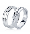 Мужское обручальное кольцо из платины ПК-021-00 Platinum Lab фото 1