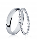 Мужское обручальное кольцо из платины ПК-104-00 Platinum Lab фото 1