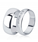 Широкое обручальное кольцо из платины ПК-106-00 Platinum Lab фото 1