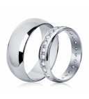 Мужское обручальное кольцо из платины ПК-107-00 Платиновая Лаборатория фото 1