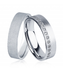 Матовое обручальное кольцо из платины ПК-110-00-М3 Platinum Lab фото 1