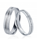 Обручальное кольцо без камней из платины ПК-110-00-ТМ2 Platinum Lab фото 1