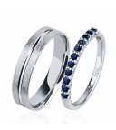 Обручальное кольцо без камней из платины ПК-110-00-ТМ2 Platinum Lab фото 1