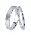 Обручальное кольцо без камней из платины ПК-111-00-М1 Platinum Lab фото 1