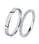 Мужское обручальное кольцо из платины ПК-113-00 Platinum Lab фото 1