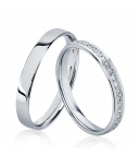 Мужское обручальное кольцо из платины ПК-113-00 Platinum Lab фото 1