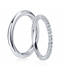 Обручальное кольцо без камней из платины ПК-121-00 Платиновая Лаборатория фото 1