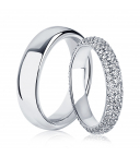 Мужское обручальное кольцо из платины ПК-122-00 Platinum Lab фото 1