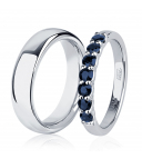 Мужское обручальное кольцо из платины ПК-122-00 Platinum Lab фото 1