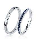 Белое обручальное кольцо из платины ПК-125-00 Platinum Lab фото 1