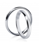 Обручальное кольцо из платины ПК-143-00 Platinum Lab  фото 1