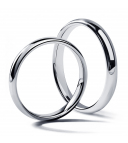 Обручальное кольцо из платины ПК-143-00 Platinum Lab  фото 1