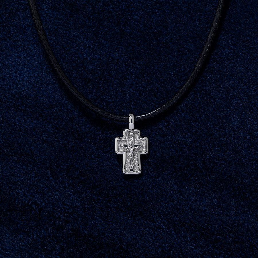 Православный крестик из платины ПП-316-00 Platinum Lab фото 4