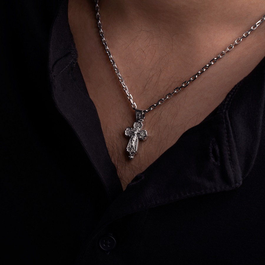 Православный крест из платины ПП-278-00 Platinum Lab фото 4