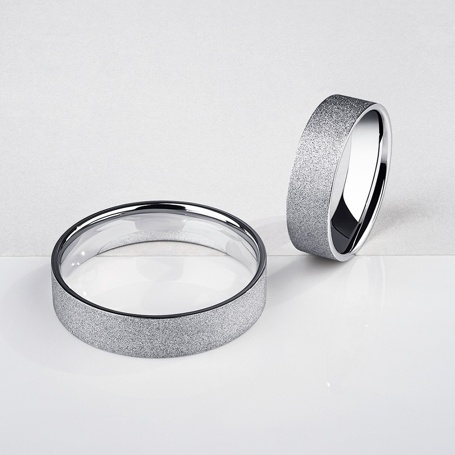 Обручальное кольцо из платины матовое ПК-110-00-М4 Platinum Lab фото 4