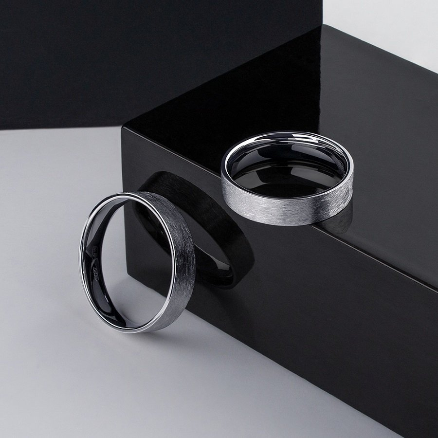 Обручальное кольцо из платины матовое ПК-110-00-М2 Platinum Lab фото 6