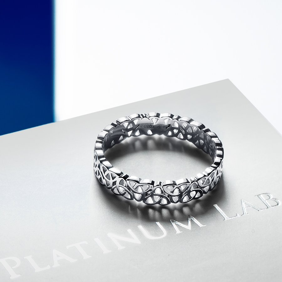 Женское кольцо из платины ПК-130-00 PlatinumLab  фото 5