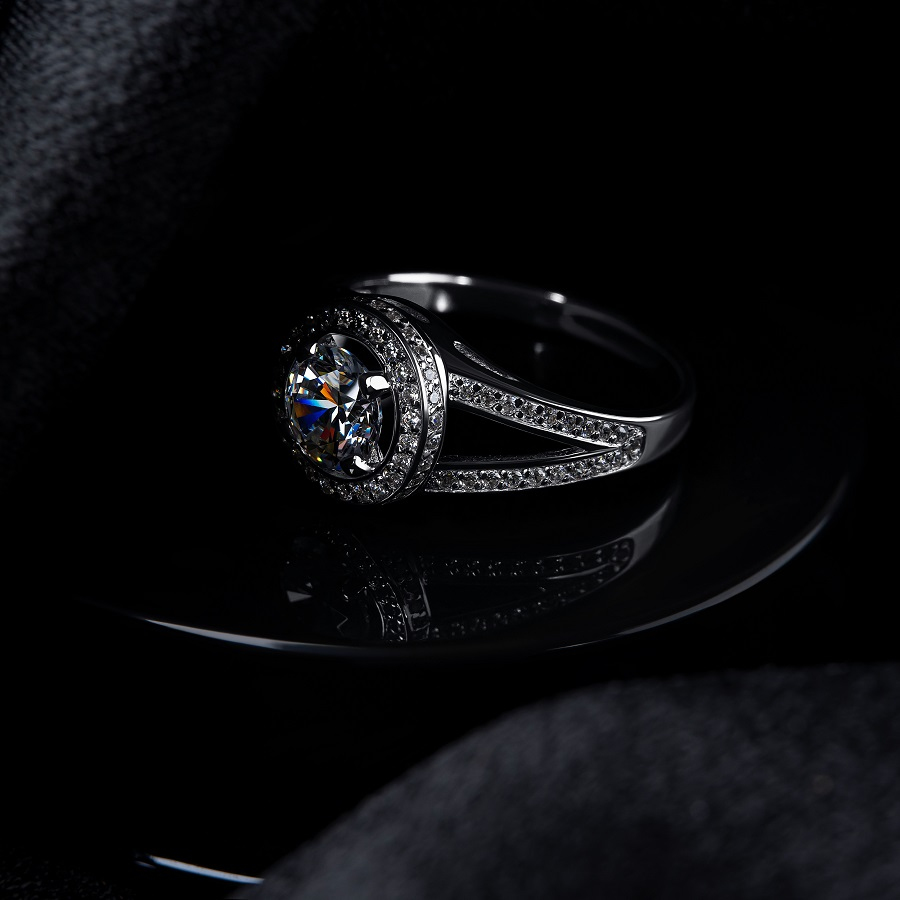 Помолвочное кольцо из платины с бриллиантами ПК-034-01 Platinum Lab фото 5