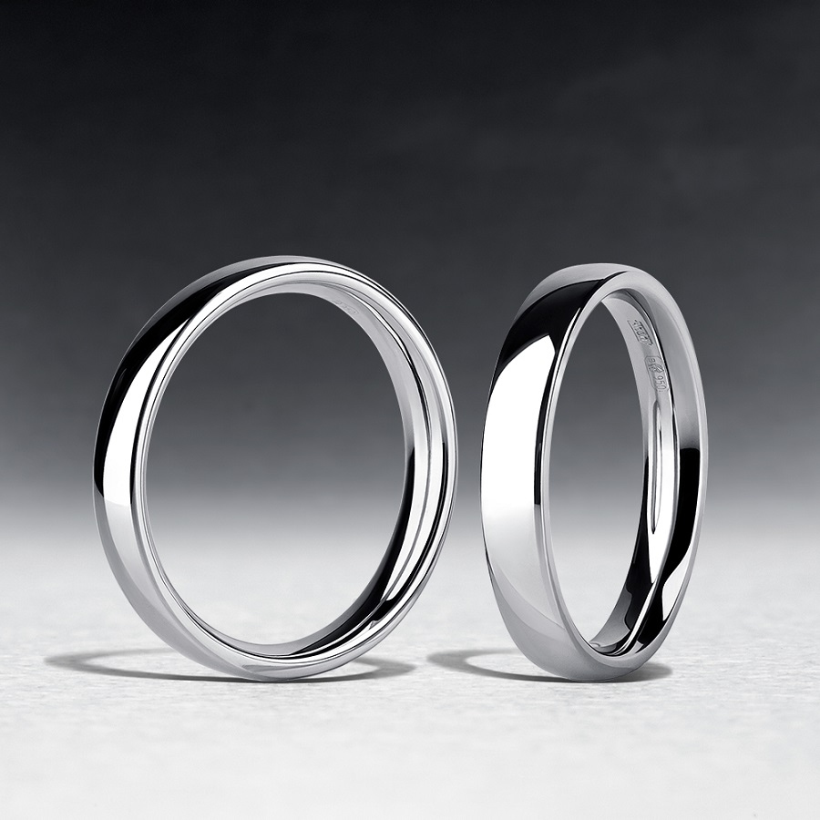 Женское обручальное кольцо из платины ПК-117-00 PlatinumLab фото 4