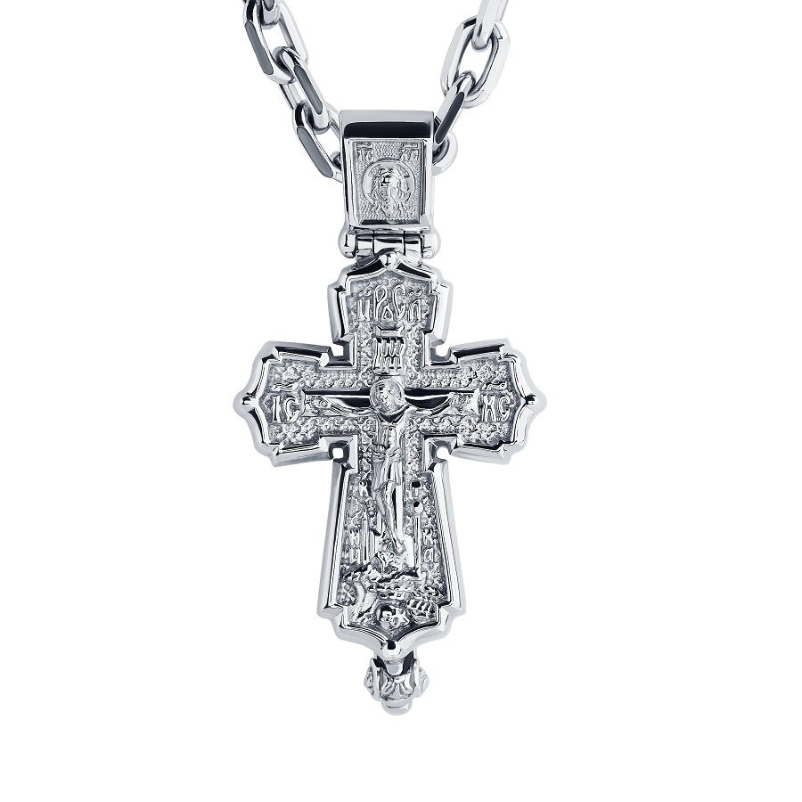 Православный крест из платины ПП-278-01 Platinum Lab фото 1