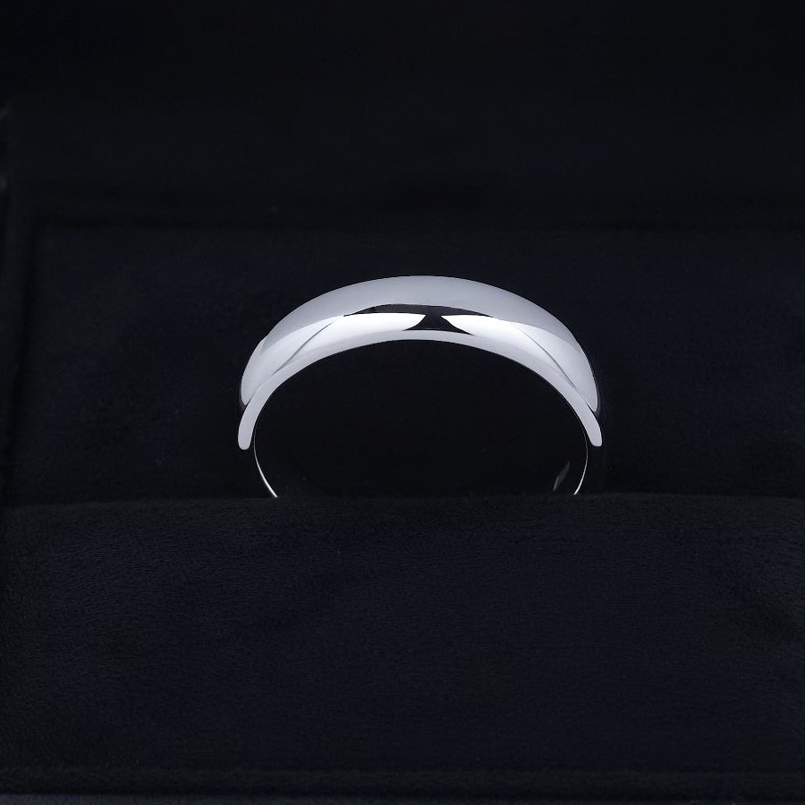 Обручальное кольцо из платины крупное ПК-122-00 Platinum Lab видео 1