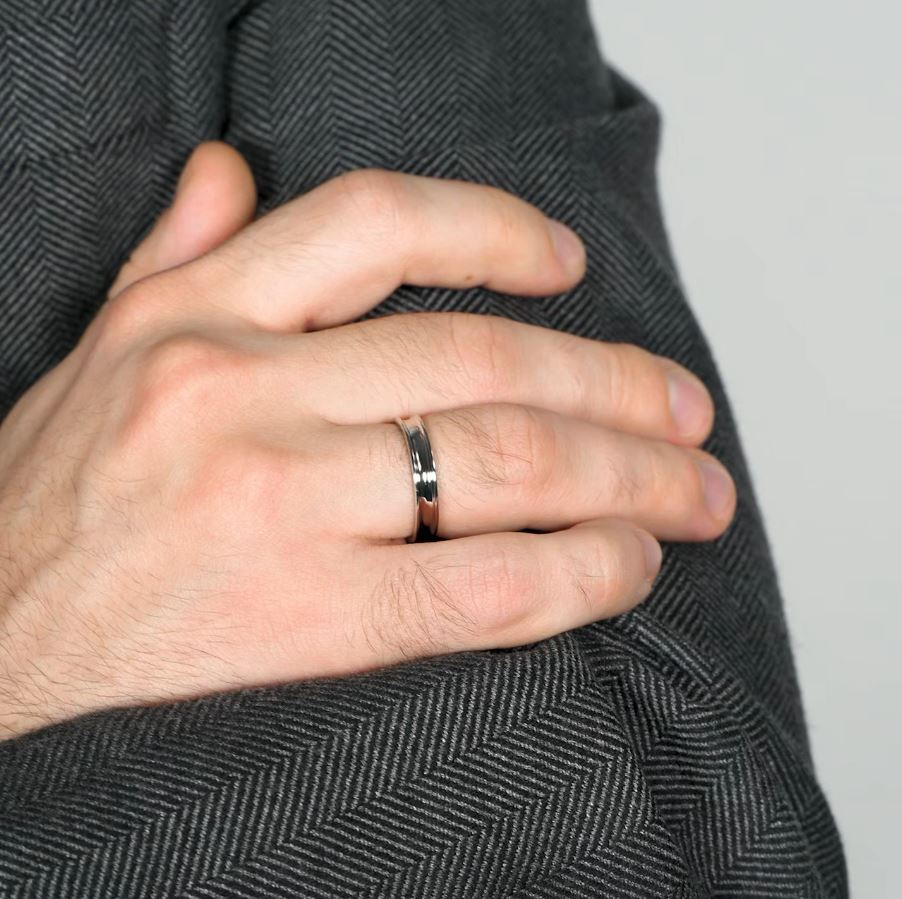 Обручальное кольцо из платины ПК-127-00 Platinum Lab видео