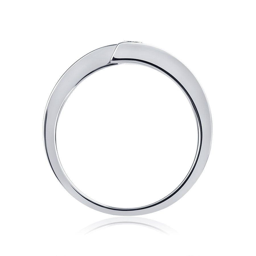 Оригинальное помолвочное кольцо из платины с бриллиантом ПК-017-01 platinumlab фото 2