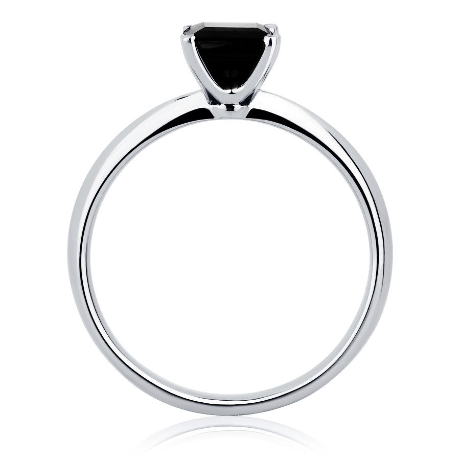 Помолвочное кольцо из платины с дорожкой бриллиантов ПК-100Ч-00 Platinum Lab фото 4