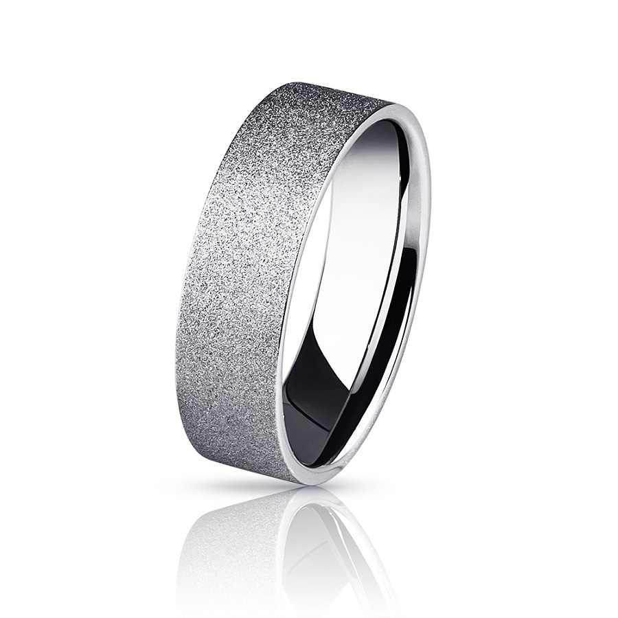 Обручальное кольцо из платины с матовкой ПК-110-00-М4 PlatinumLab фото 3