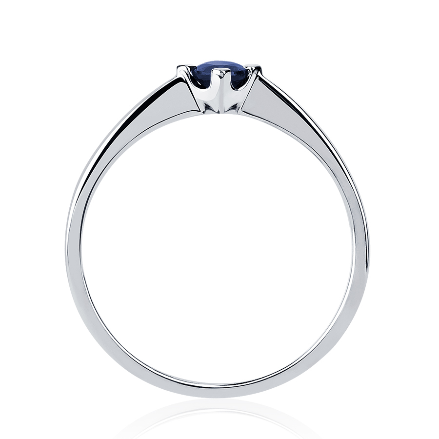Помолвочное кольцо сапфиром из платины ПК-012С-01 platinumlab фото 2