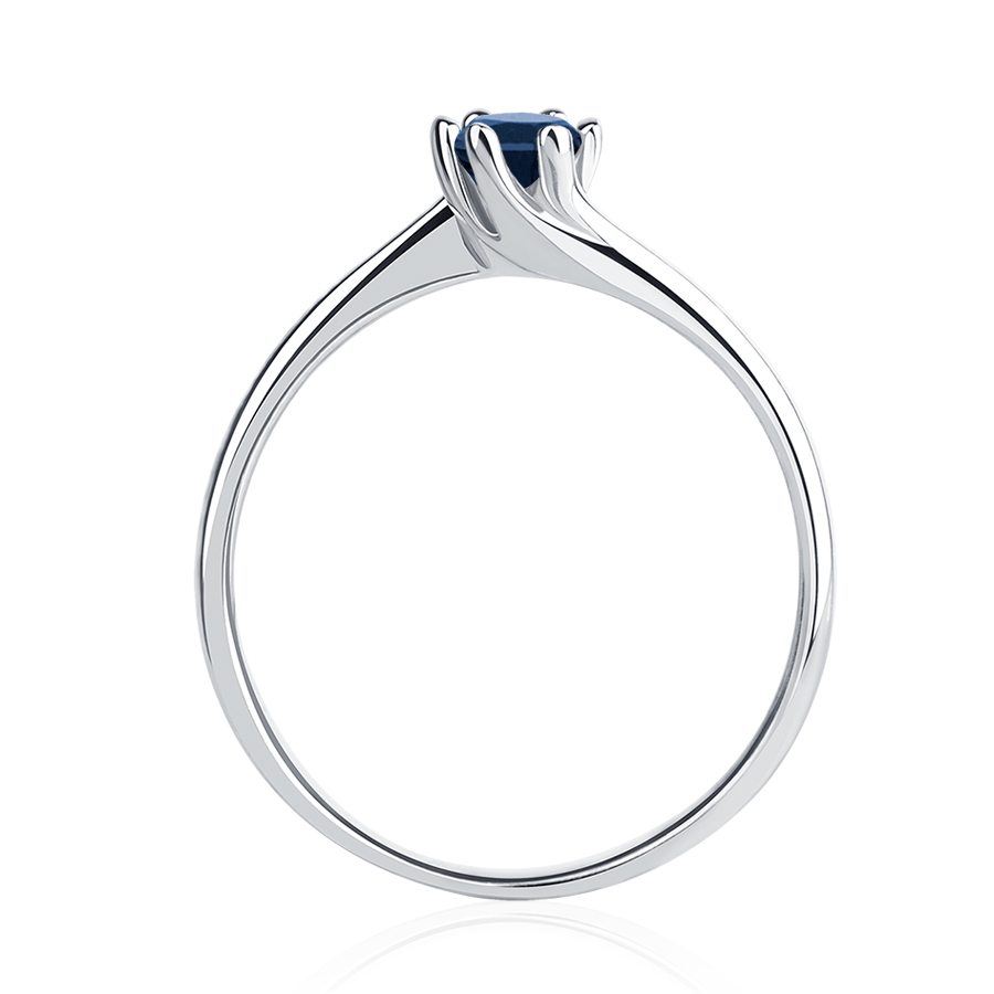 Помолвочное кольцо из платины с сапфиром ПК-018С-01 Platinum Lab фото 2