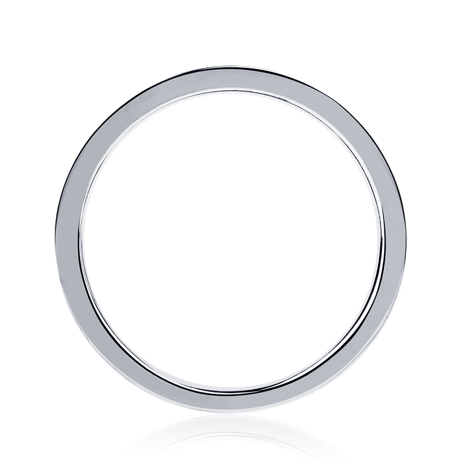 Обручальное кольцо из платины с дорожкой бриллиантов широкое ПК-021-01 Platinum Lab фото 6