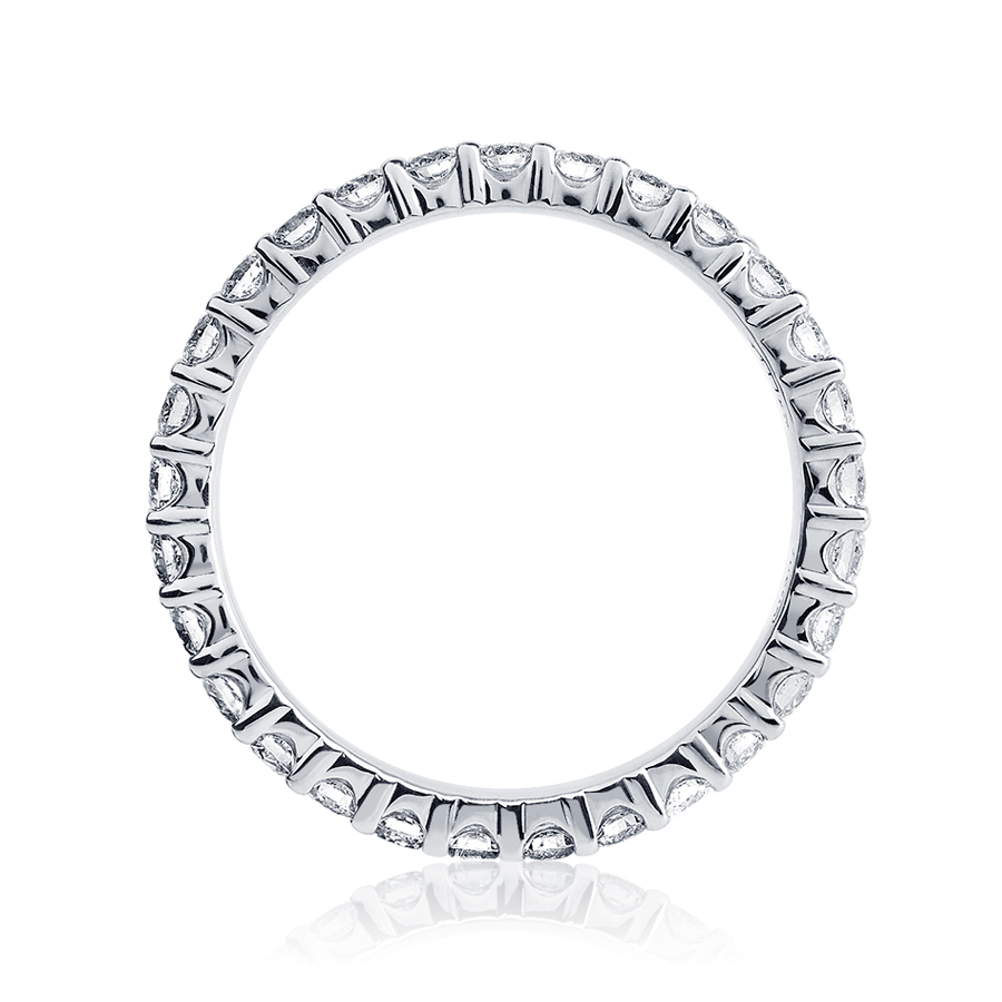 Свадебное кольцо с бриллиантами из платины ПК-022-02 Платинум Лаб фото 3
