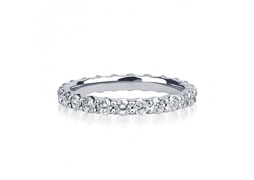 Элитное обручальное кольцо из платины с бриллиантами ПК-022-04 Платинум Лаб фото 2