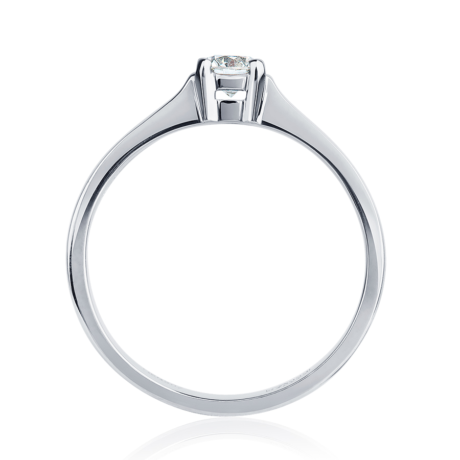 Помолвочное кольцо с бриллиантами из платины 950 пробы ПК-031-01 Платинум Лаб фото 2