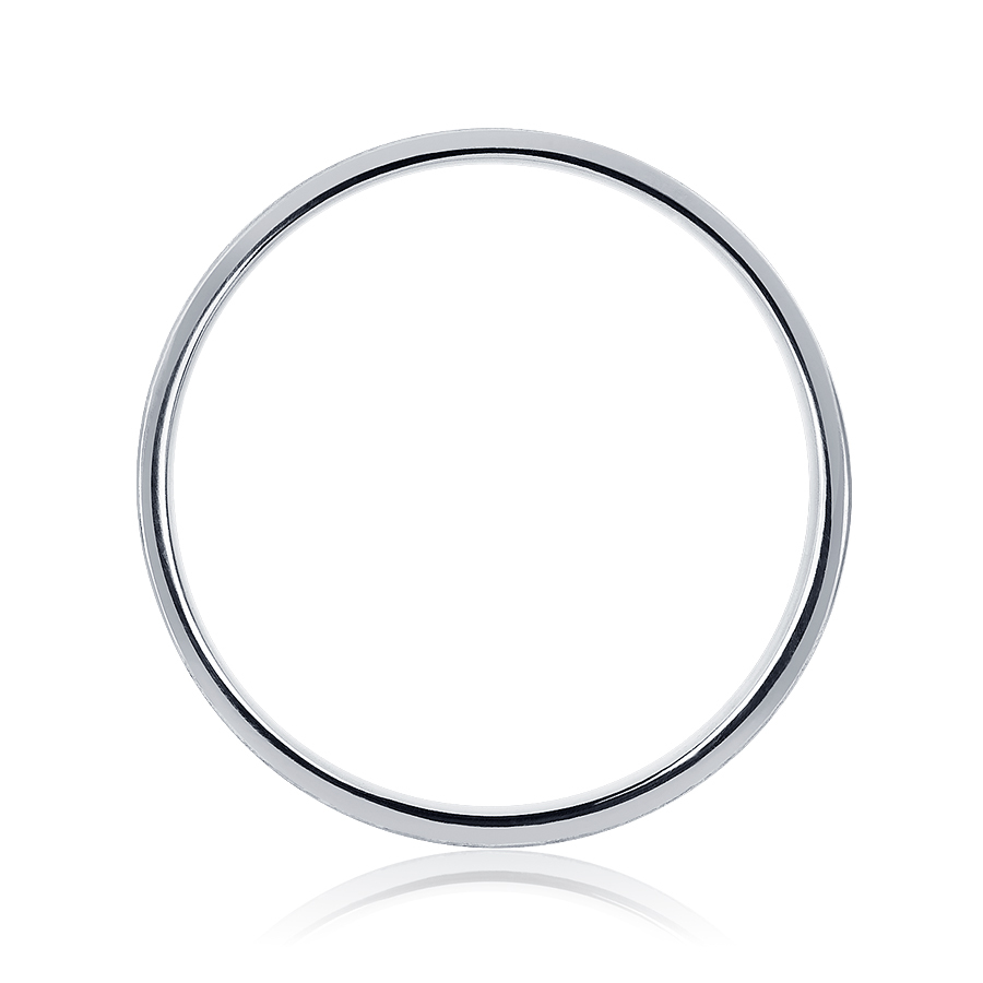 Мужское обручальное кольцо из платины ПК-031-02-М1 Platinum Lab фото 3