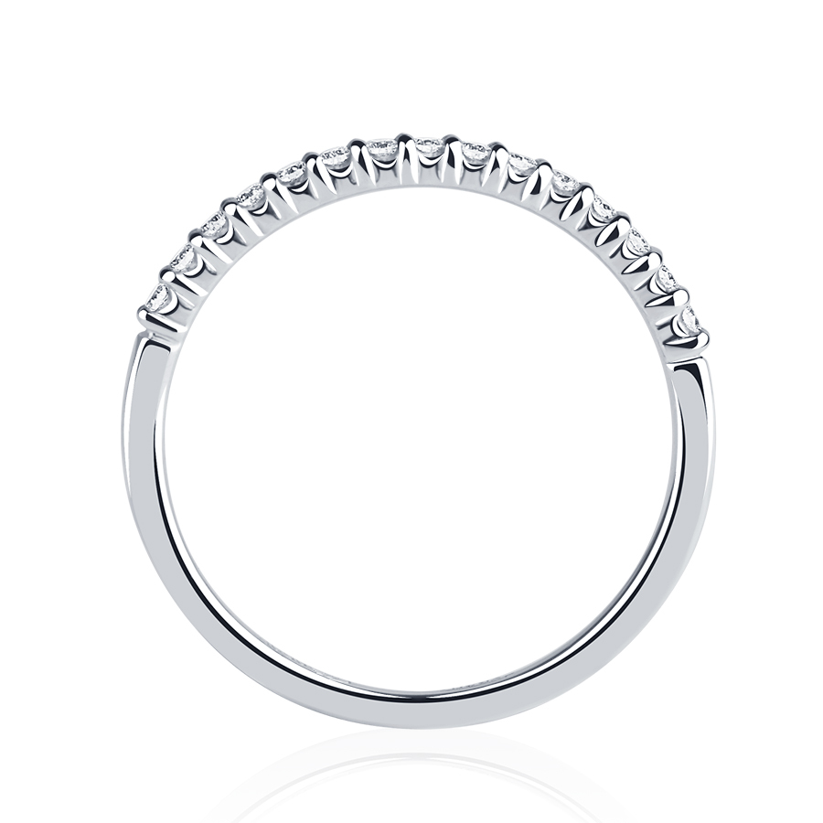 Свадебное кольцо с бриллиантами из платины ПК-044-01 Platinum Lab фото 5