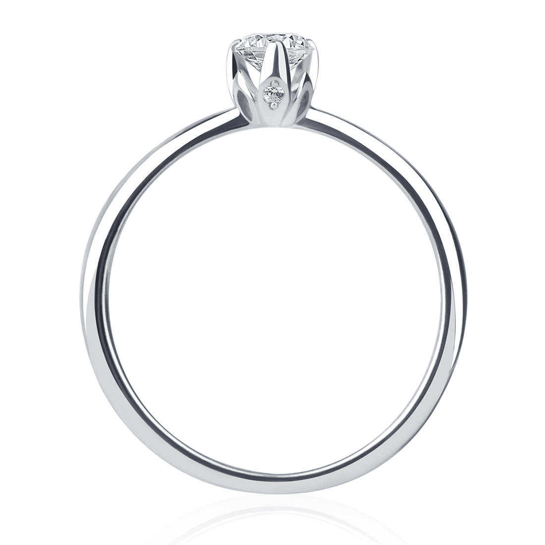Помолвочное кольцо для помолвки из платины ПК-054-01 Платинум Лаб фото 2