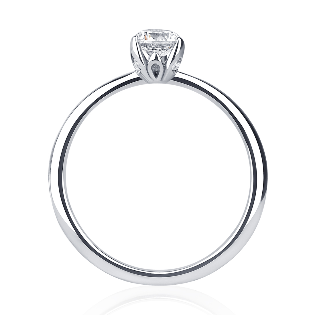 Помолвочное кольцо для предложения руки и сердца из платины ПК-054-02 Platinum Lab фото 2