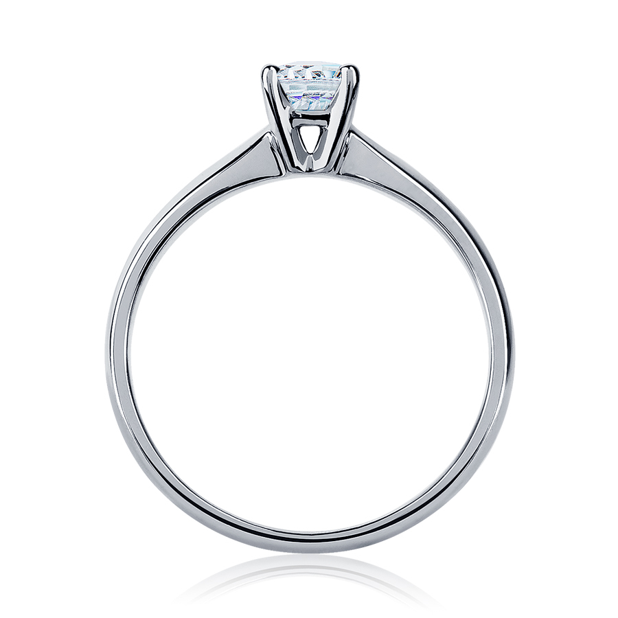 Классическое помолвочное кольцо из платины с бриллиантом ПК-090-04 PlatinumLab фото 5