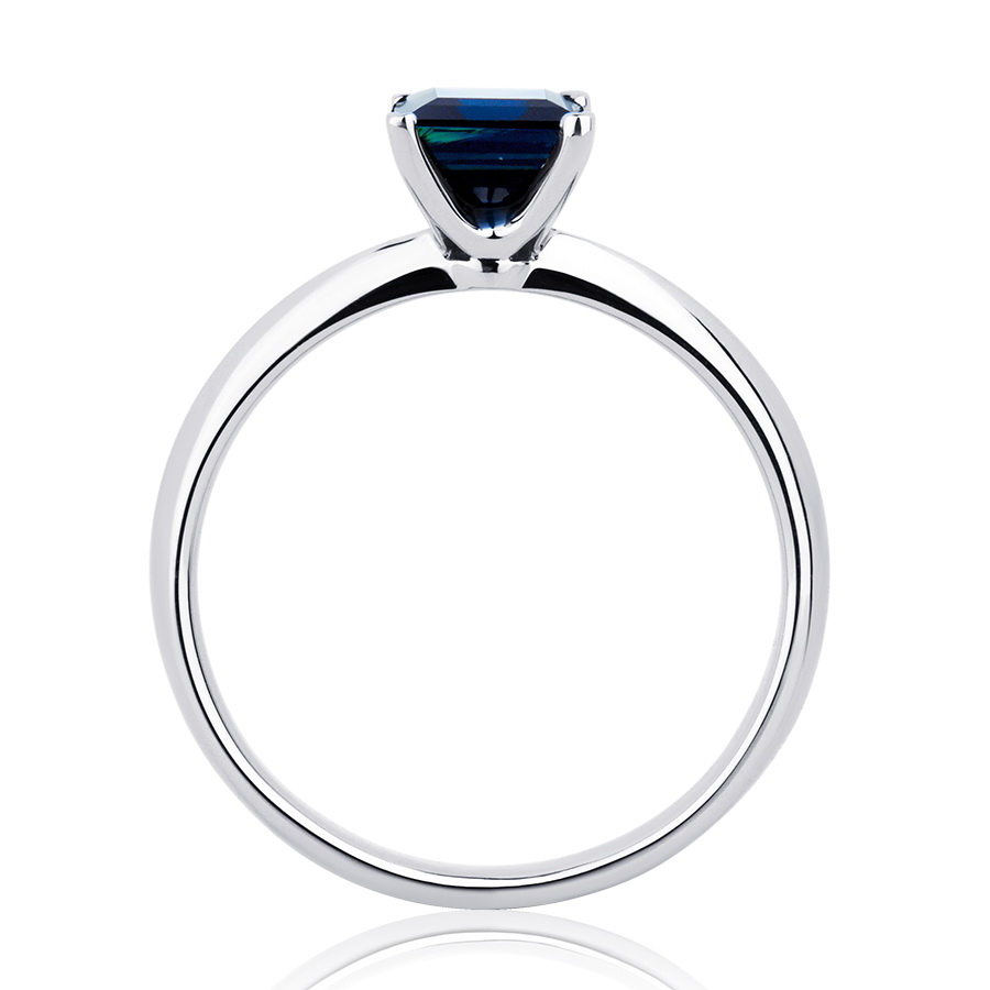 Помолвочное кольцо из платины с сапфиром ПК-100С-01 Platinum Lab фото 2