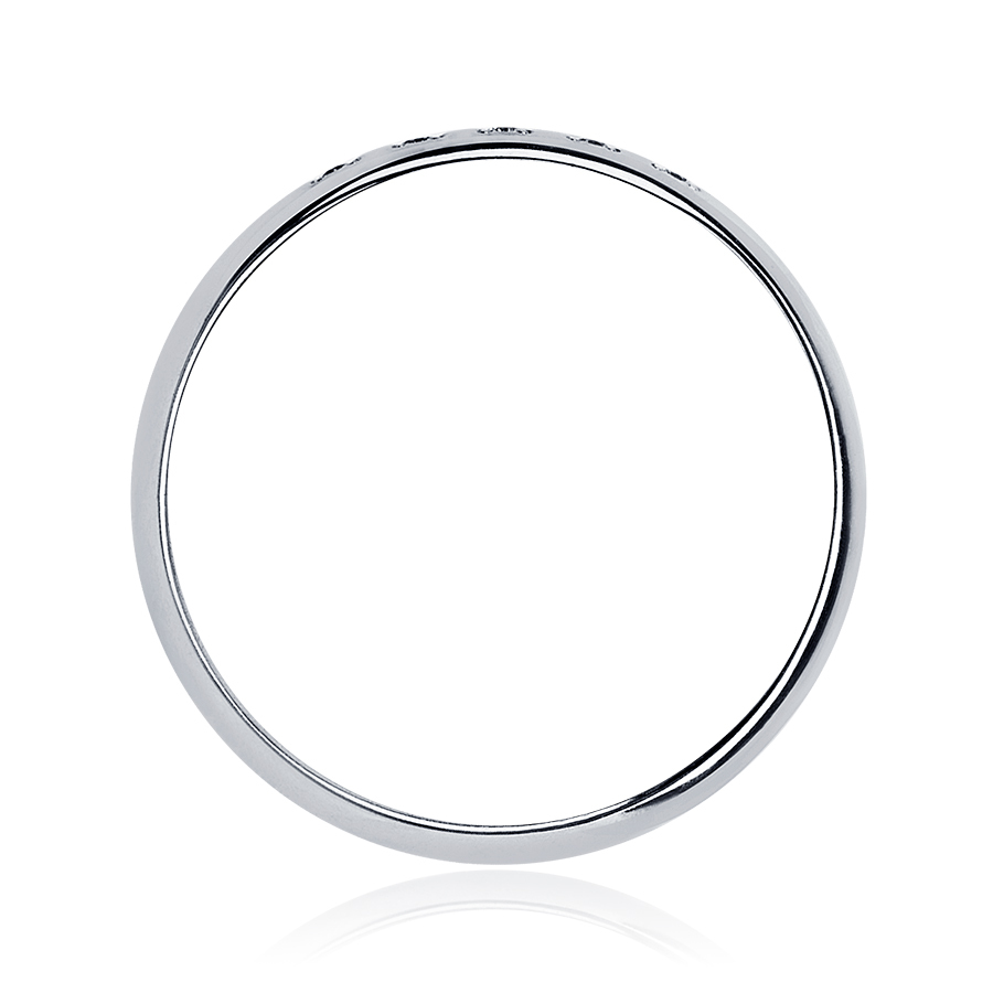 Кольцо для свадьбы из платины с бриллиантами ПК-103-05 Платиновая Лаборатория фото 3