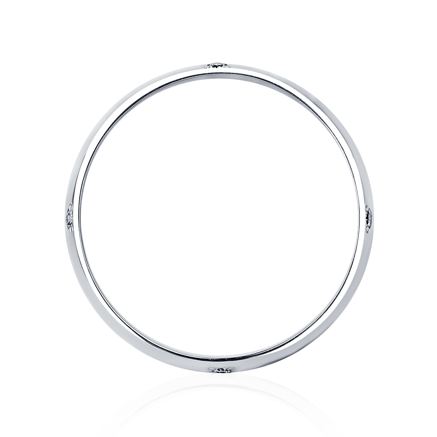 Свадебное кольцо из платины 950 с бриллиантами ПК-104-08 Платинум Лаб фото 3